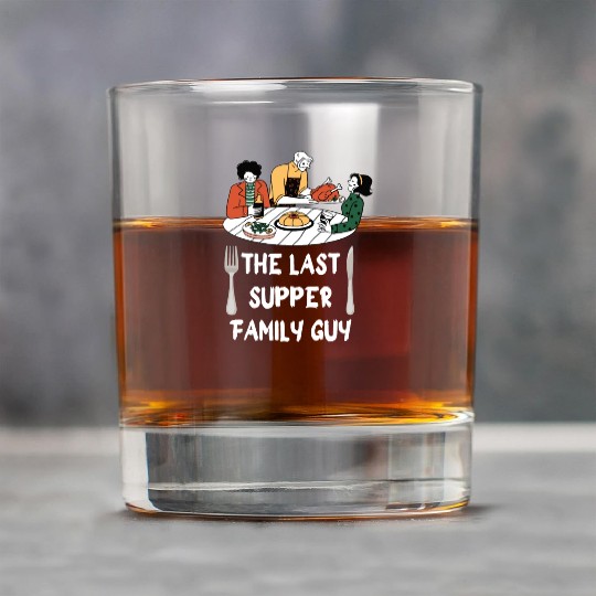 the last supper family guy Rock Glasses