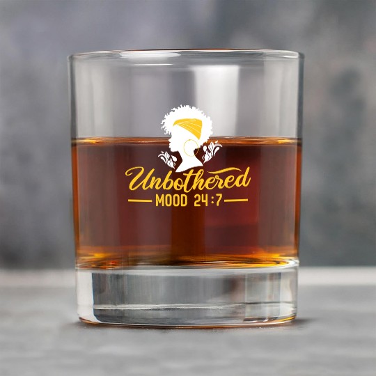 Unbothered Mood/Black Girl Magic/African American Rock Glasses