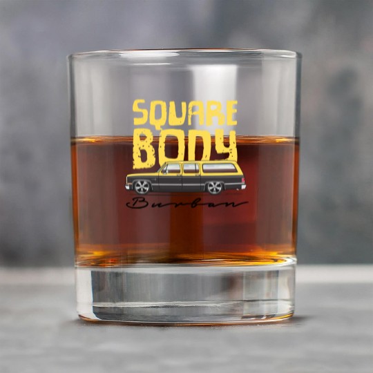 square body Colonial yellow Rock Glasses
