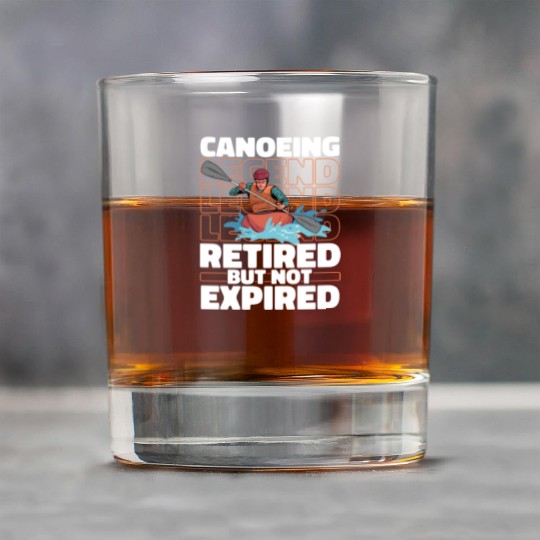 Canoe Canoeing Canoeist Retired Rock Glasses
