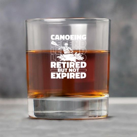 Canoe Canoeing Canoeist Retired Rock Glasses
