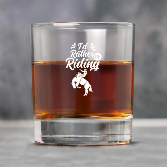 I'd Rather Be Riding Equestrian Lover Rider Horse Rock Glasses
