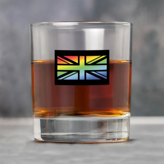 Union Jack / Rainbow Flag (Britain / UK / Poster) Rock Glasses