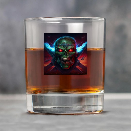 ZOMBIE IRON MAIDEN (version 14) Rock Glasses