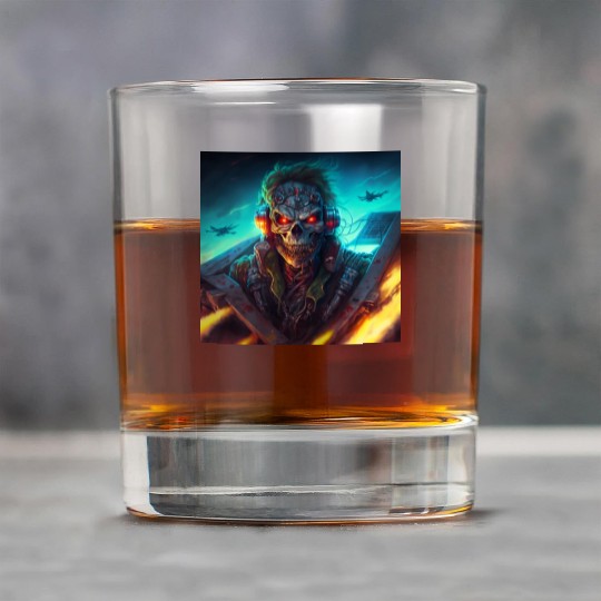 ZOMBIE IRON MAIDEN (version 13) Rock Glasses