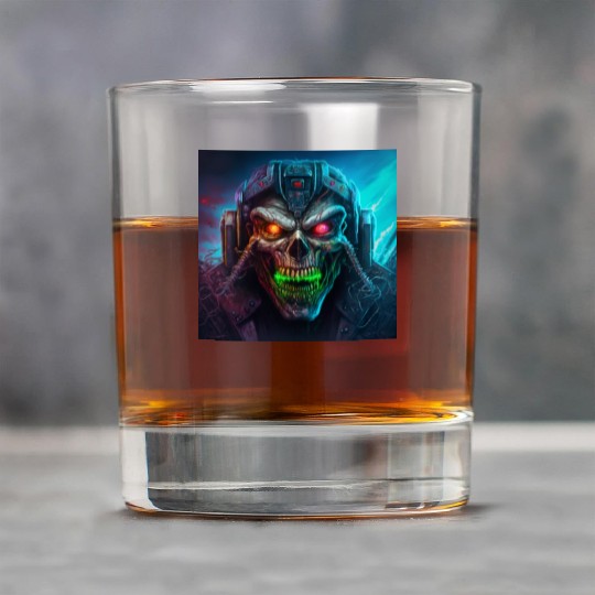 ZOMBIE IRON MAIDEN (version 8) Rock Glasses