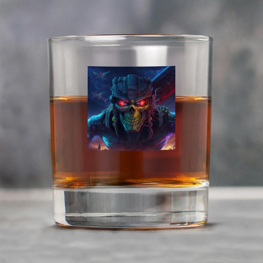ZOMBIE IRON MAIDEN (version 11) Rock Glasses