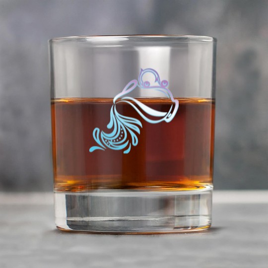 Aquarius Zodiac Air Sign Water Bearer Logo Rock Glasses