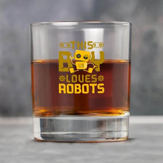 Robot Robotics Engineer Boy This Rock Glasses