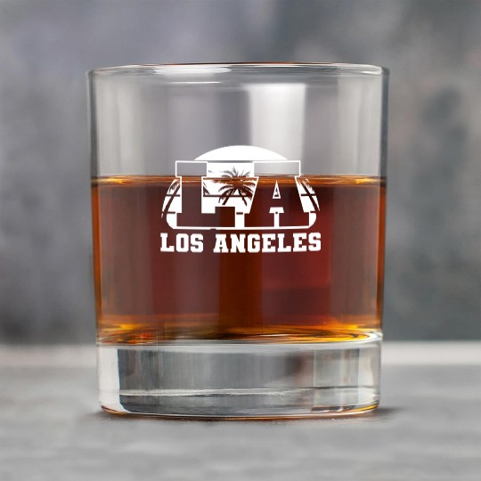 Los Angeles LA California Gift Rock Glasses