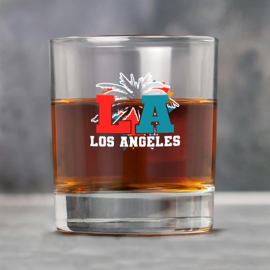 Los Angeles LA California Gift Rock Glasses