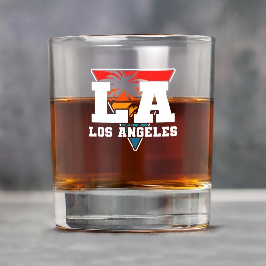 Los Angeles LA California Gift Rock Glasses