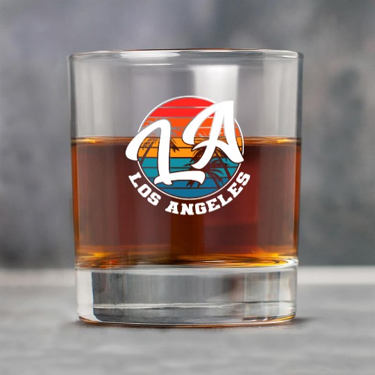Los Angeles LA California Gift Rock Glasses