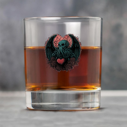 For the Love of Cthulhu Rock Glasses