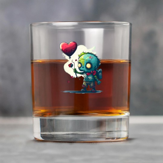 Cute Zombie Lost Heart Ballon Rock Glasses