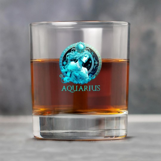 Embrace Your Aquarius Identity: Aquarius Pride Zod Rock Glasses