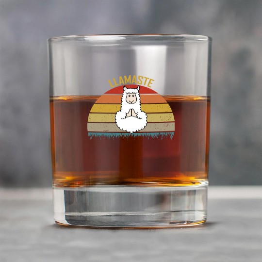 Llamaste Funny Yoga For LLama Lover Rock Glasses