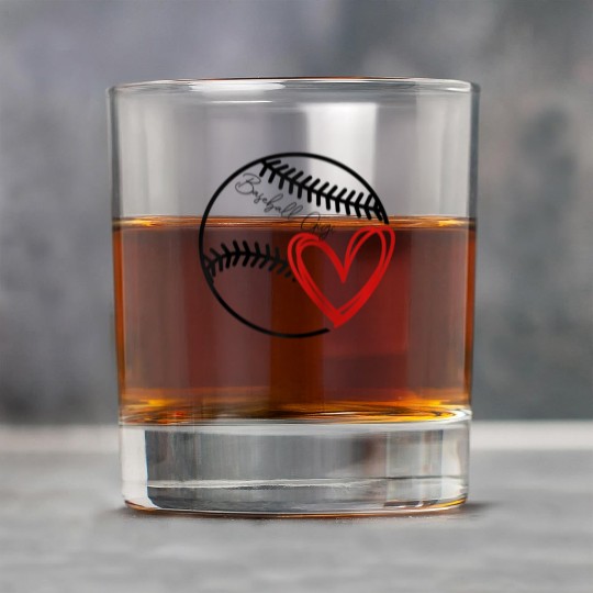 Baseball Gigi Heart Funny Baseball Lover Rock Glasses
