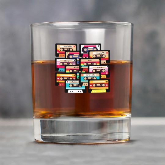80s 90s Music Cassette Tapes Vintage Rock Glasses