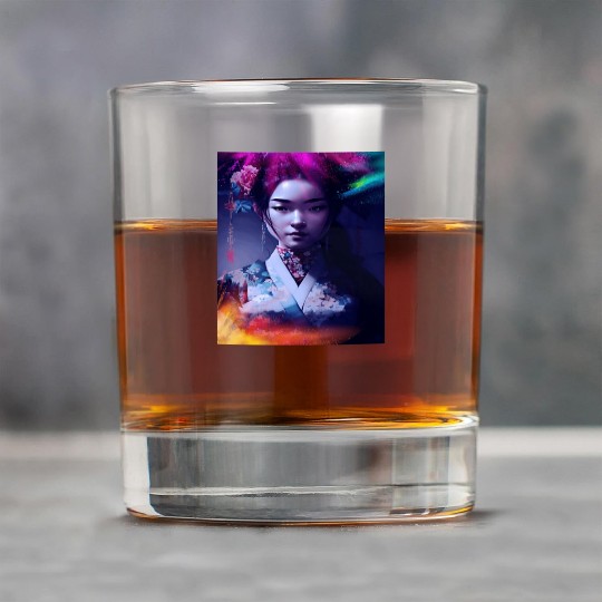 Geisha Japanese Japan Samurai Anime woman Rock Glasses