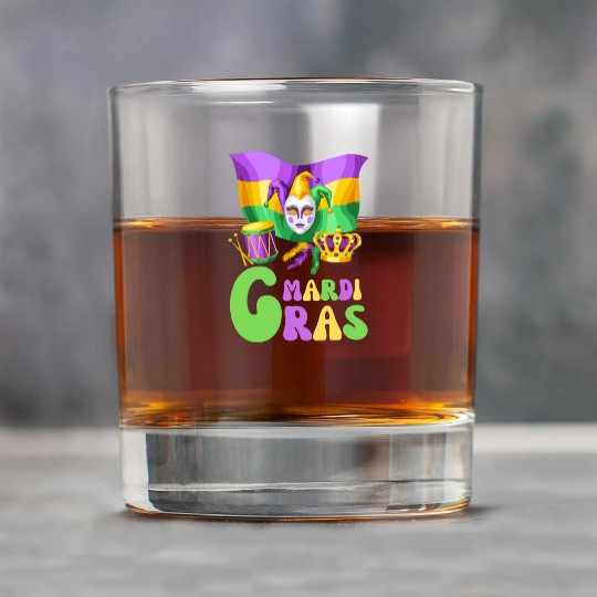 Happy Mardi Gras 2023 Funny Mardi Gras X Rock Glasses