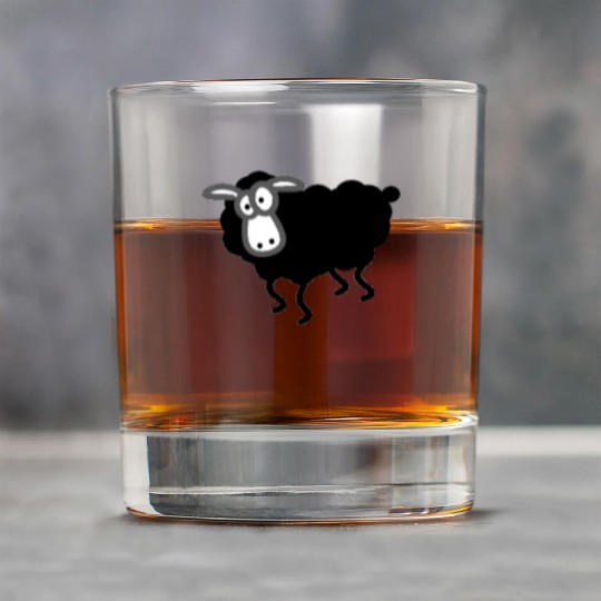 black sheep looking Rock Glasses