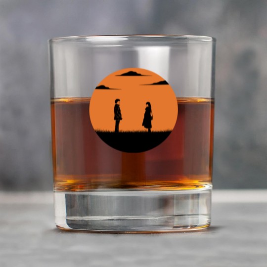 Love or parting in the full moon Rock Glasses