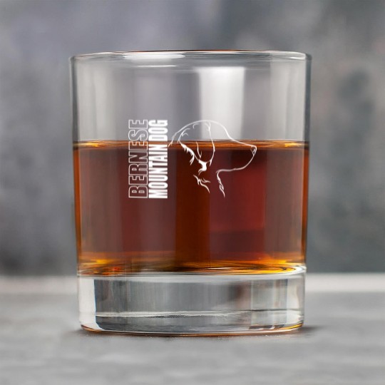 Funny Bernese Mountain Dog Profile dog mom Rock Glasses