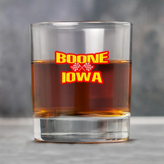 Boone Iowa IA Midwest Hobby Stock Modified Race Ca Rock Glasses