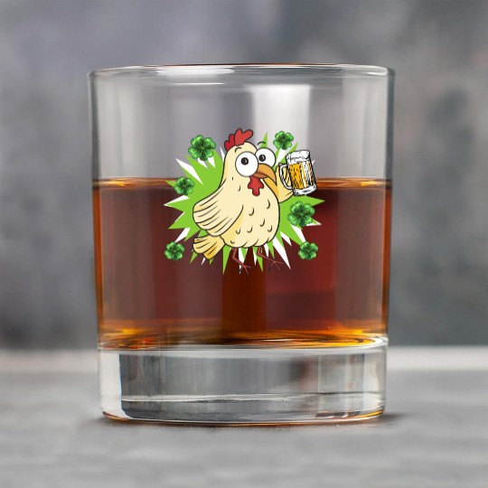 St Patricks Day ChickenSt. Patrick's Day Chicken Rock Glasses