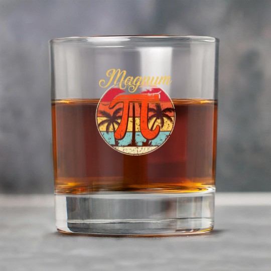 Magnum Pi Math Pi Day Retro Rock Glasses