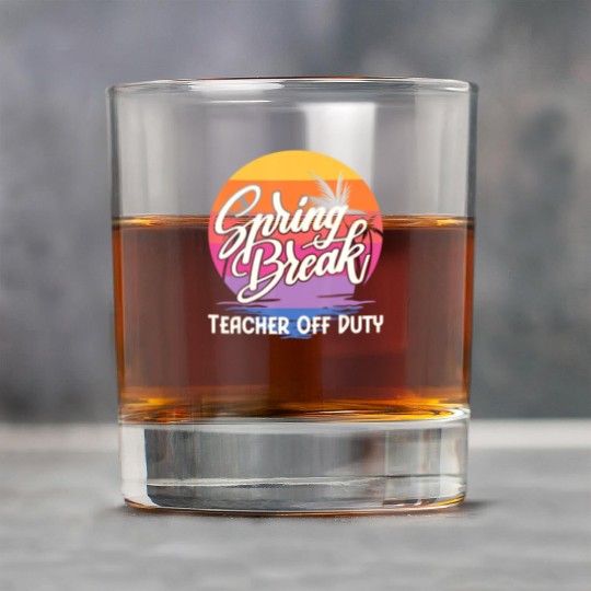 Spring Break Squad Retro Spring Break Teacher Rock Glasses