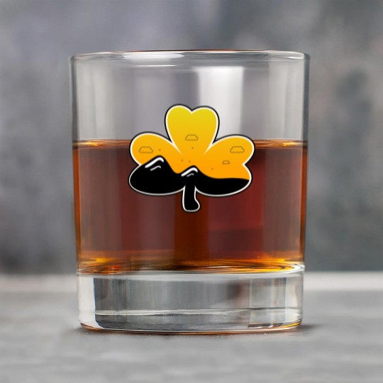 vintage st patrick sunrise Rock Glasses