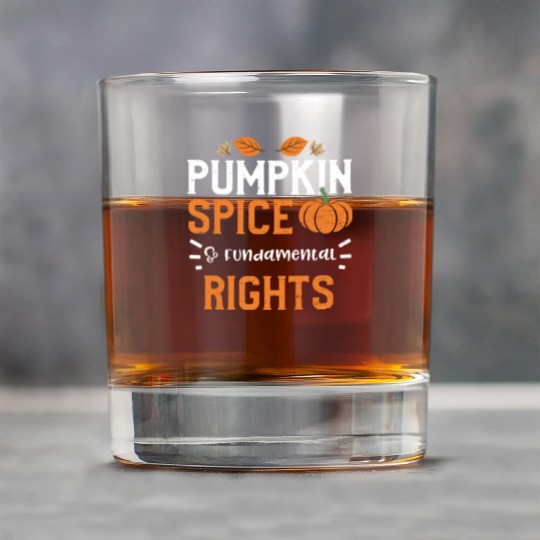 Pumpkin Spice & Fundamental Rights Rock Glasses