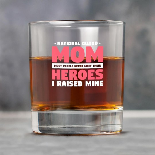 National Guard Mom Lovely Mother Family Military Rock Glasses