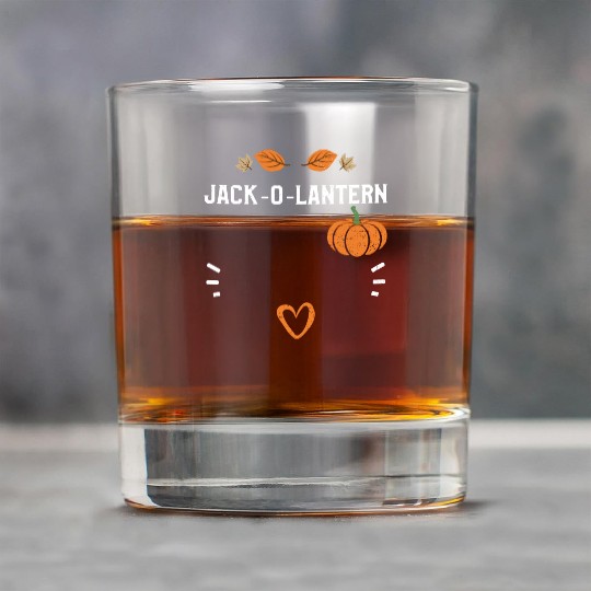 Jack-O-Lantern - Pumpkin Rock Glasses
