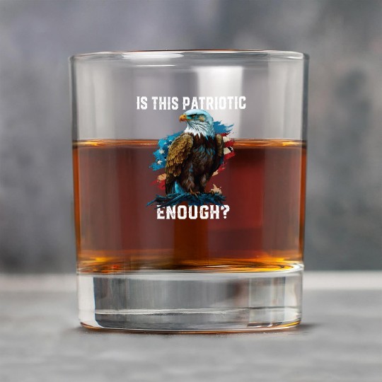 Is This Patriotic Enough American Bald Eagle Rock Glasses