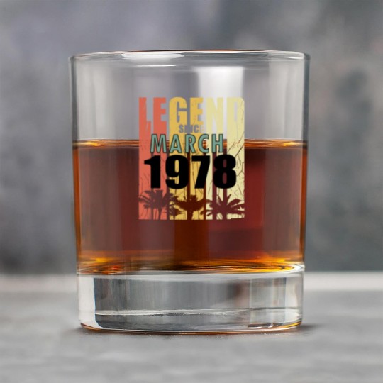 March 1978 retro gift idea Rock Glasses