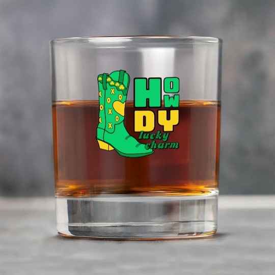 Howdy Lucky Charm St Patrick Day Apparel Rock Glasses