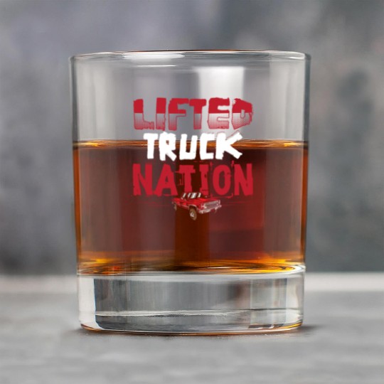 Lifted Truck Nation Pickup Truck Square Body Truck Rock Glasses