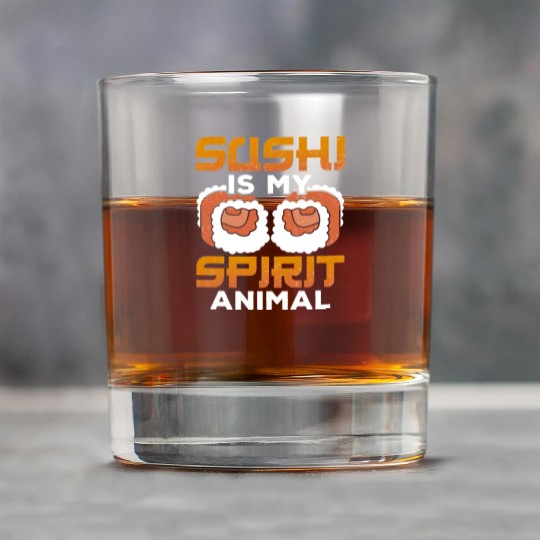 Sushi is my spirit animal Rock Glasses