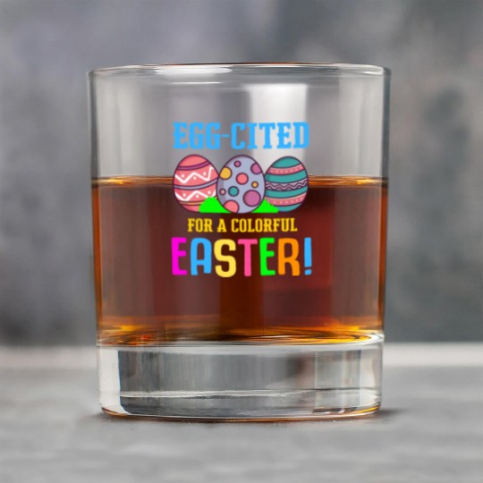Easter Colorful Egg Dye Rabbit Egg Hunt Rock Glasses
