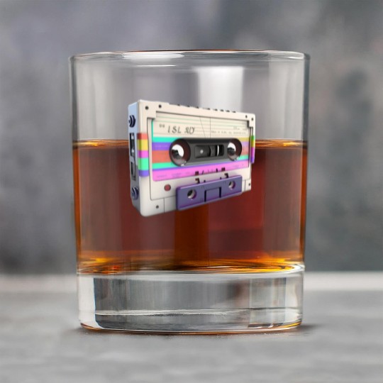 80s Music Cassette Tape : 3D, Neon, 80s songs Rock Glasses