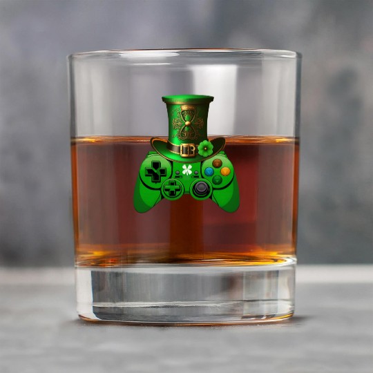 St Patricks Day Video Game Rock Glasses | Gamer Leprechau