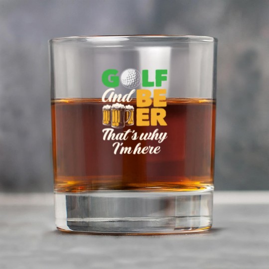 Golf Beer Rock Glasses