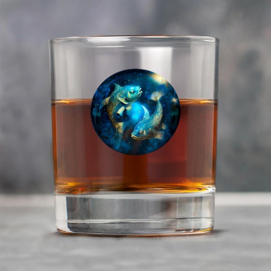 Pisces zodiac sign Rock Glasses