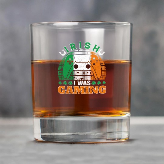 Irish I Was Gaming St Patrick's Day Gamer Rock Glasses