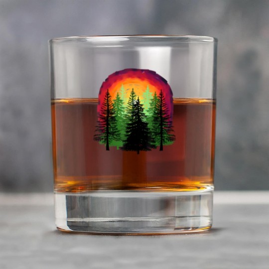 Forest sunrise sunset nature trees Rock Glasses