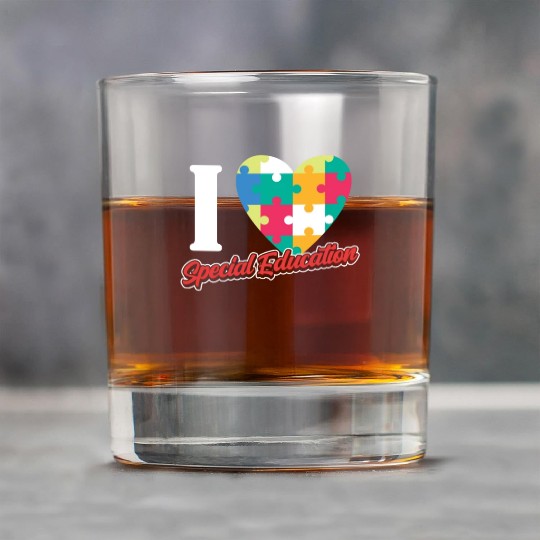 I Love Special Education Sped Teacher Awareness Rock Glasses