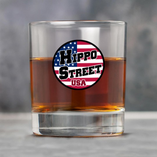 Brand Hippo Street, Thailand has temples, large pi Rock Glasses